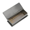 thumbnail image 3 of Palillero rectangular de acero inoxidable con tapa para el hogar, bar, hotel, restaurante, color negro plateado, 3 of 14