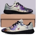 thumbnail image 3 of Happy Mother's Day Floral Mom Flower Shoes Sneakers Black Size 8, 3 of 7