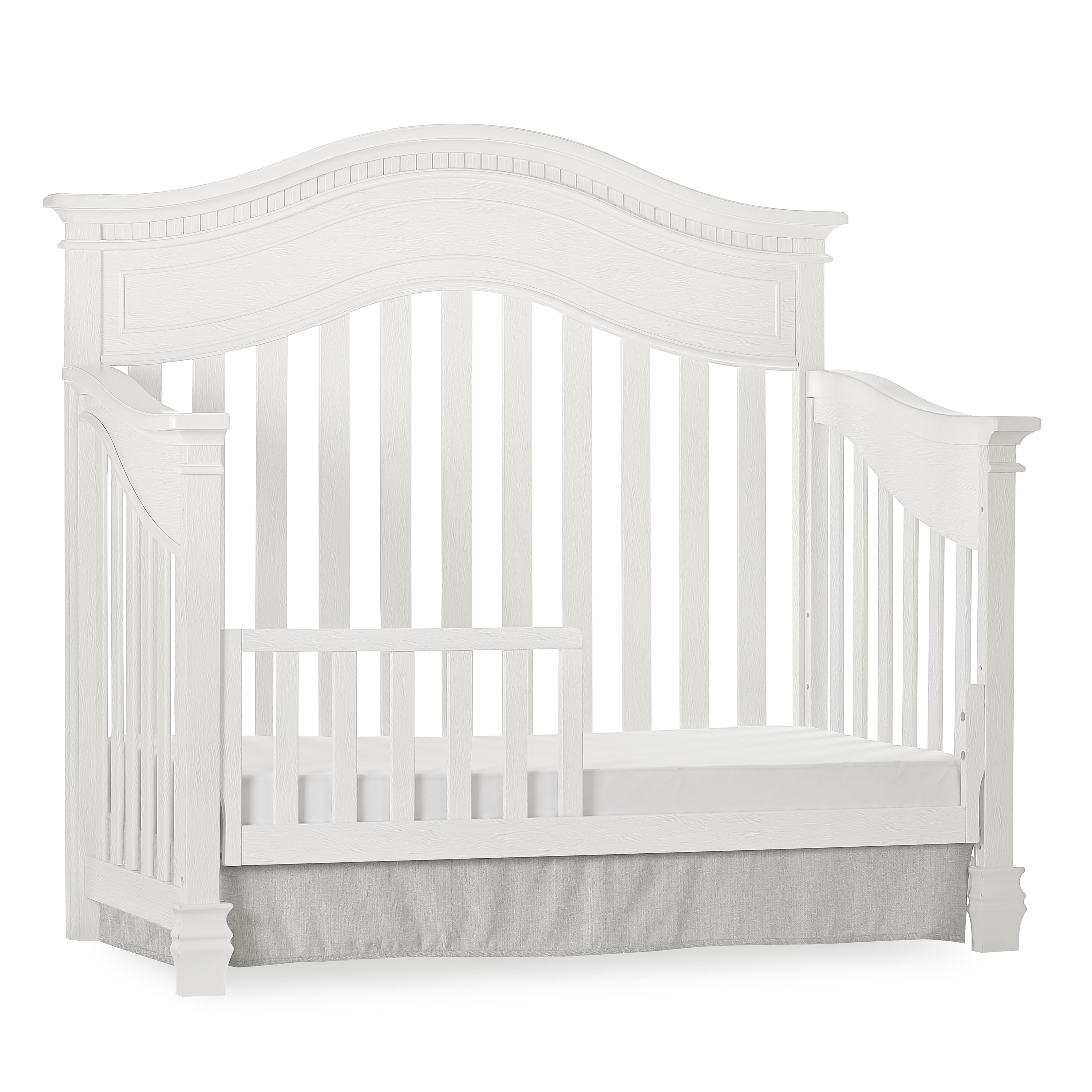 evolur aurora toddler rail ivory lace