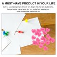 thumbnail image 3 of MasteelfCA 100 Pcs Rubber Pin Backs Heart Brooch Buckle Brooch DIY Accessory, 3 of 8