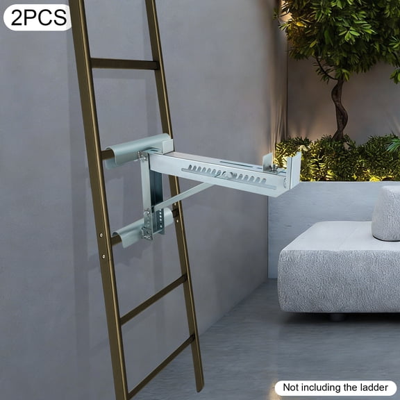 Heavy‑Duty Adjustable Ladder Jacks Support – Steel Scaffold Platform Brackets for Ladders, Stable Load Bearing & Secure Mount for Roof, Painting & Construction