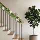 thumbnail image 5 of Guirnalda artificial de hojas de eucalipto | Enredadera decorativa de vegetación sintética | Ratán de plástico de 70,87 pulgadas de largo | Decoración realista del hogar de primavera para bodas, 5 of 7