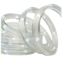 Brite Star 12 Ft LED Flat Rope Light Pure White - Connectable for Indoor and Outdoor Decor - Perfect for Home Decorations