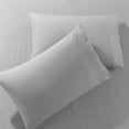 thumbnail image 3 of Duvet Cover Queen [3-Piece, Light Grey] - 1 Comforter Protector with Zipper Flap and 2 Pillow Shams - Hotel Luxury 1800 Brushed Microfiber - Ultra Soft, Cool and Breathable Comforter Cover, 3 of 7