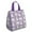 Bichon Dog Purple, variant on Anchor and Bulldog Dog Insulated Lunch Bag for Women & Adults,Large Portable Soft Cooler Lunch Bag,Thermal Food Storage Tote with Pearl Cotton,8.66L,8.75x5.75x9.5 Inch