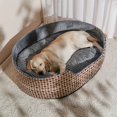 thumbnail image 3 of Large Supplies Indoor Dog Bed Enclose Accessories Kennel Canil Cat Shop Home Dog Bed Furniture Casa Perro Pet Products MR50GS ShopWise Round, 3 of 12