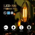 thumbnail image 2 of 60-Watt Equivalent B10 Energy Star Dimmable Clear LED Light Bulb Warm White (2700K) (4-Pack), 2 of 5