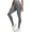 Gray, variant on Ahabrexf High Waisted Leggings for Women,Tight Fitting Hip Lifting Stripe Threaded Yoga Pants