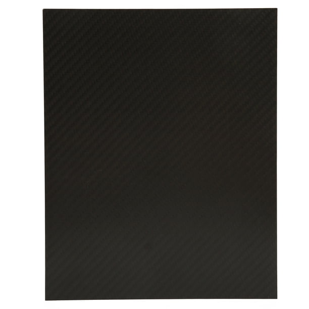 Tablero de fibra de carbono de alta dureza resistente a la corrosión 3K placa de hoja de fibra de carbono completa sarga mate para aviones de coches RC 200x250x1,5 mm/7,9x9,8x0,06 pulgadas