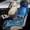 Blue skull print, variant on Cowboy cross print 1Pc Car Seat Cover Washable Sweat Towel For Yoga Surfing Hiking Anti-Slip Sweat Towel Seat Cover for Car Truck Van