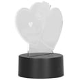 thumbnail image 3 of 3D Lamp, Adjustable Colors 3D Love Lamp Acrylic Material Safe Nontoxic For Desktop For Bedroom For Office ANGGREK Otros, 3 of 8