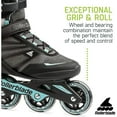 thumbnail image 2 of Rollerblade Zetrablade Women's Adult Fitness Inline Skate Size 7, Black & Blue, 2 of 11