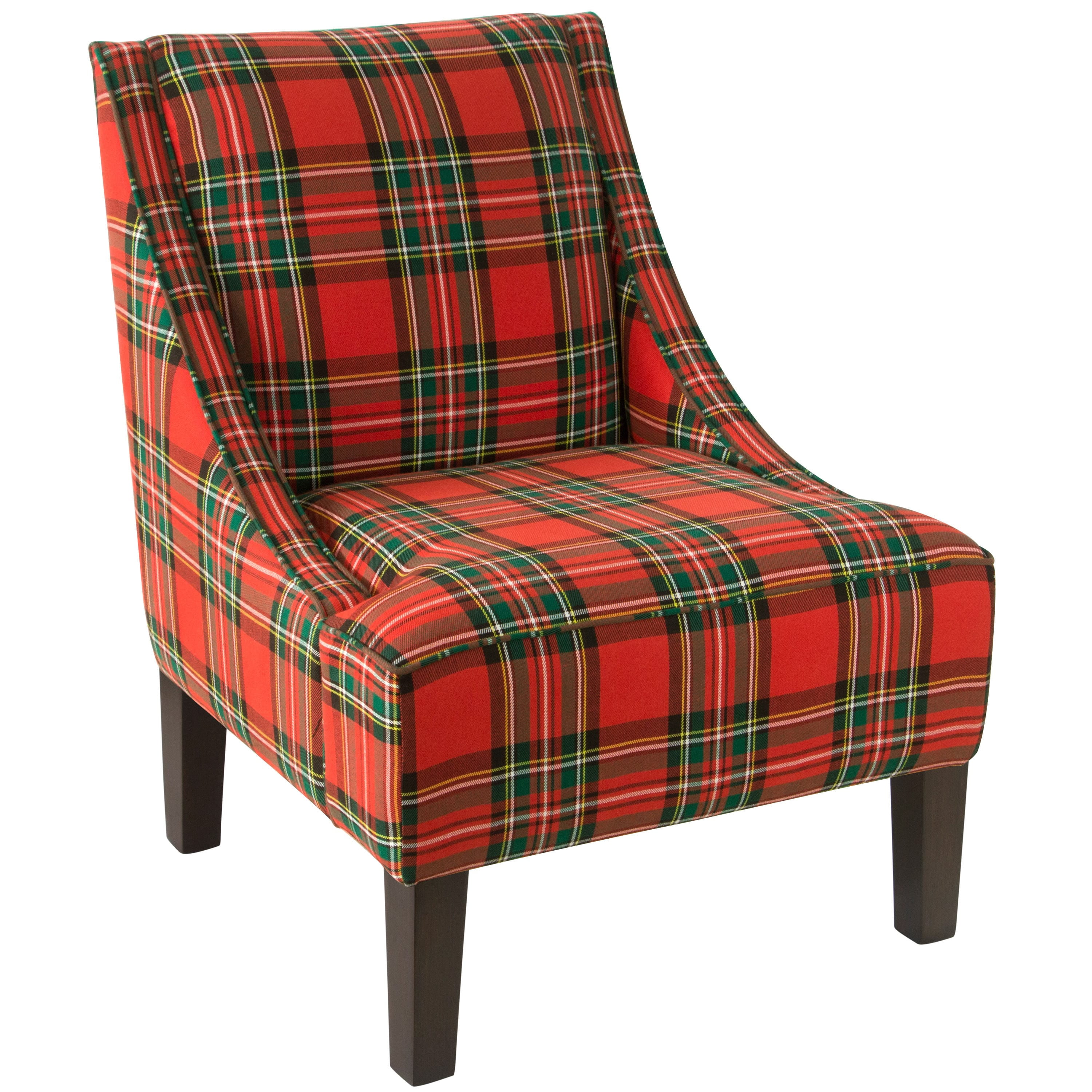 Skyline Furniture Blackwatch Pine Polyurethane Polyester Skyline Furniture Blackwatch Pine Polyurethane Polyester Slipper Accent Chair