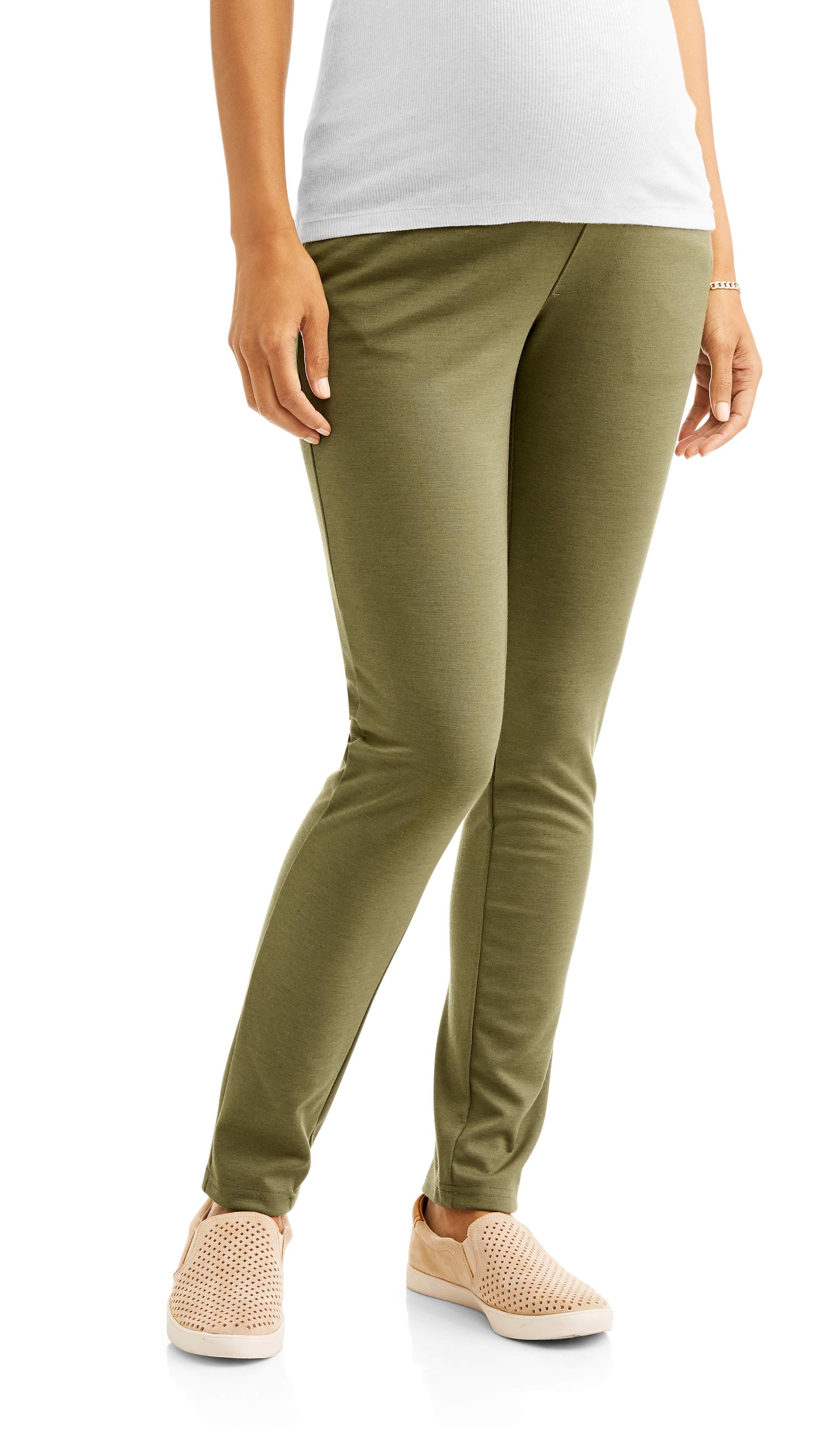Oh! Mamma Oh! Mamma Maternity Full Panel Skinny Leg Stretchy Knit