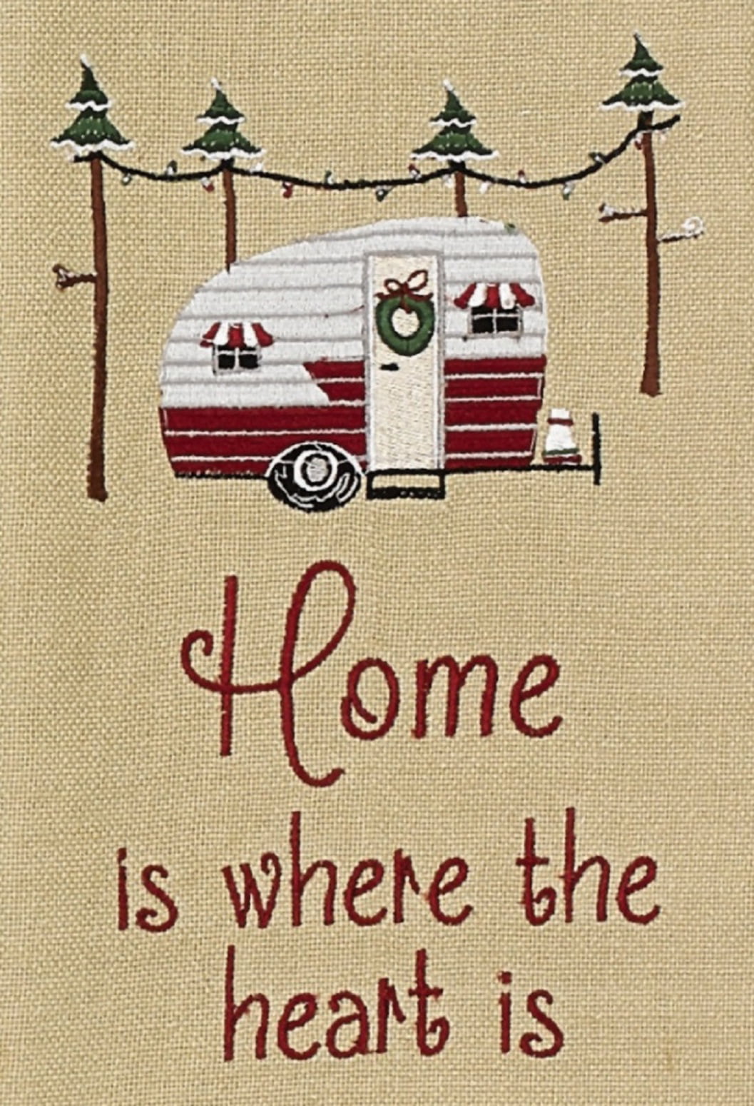 Holiday Time Oven Mitt & Kitchen Towel~Holiday Camper 