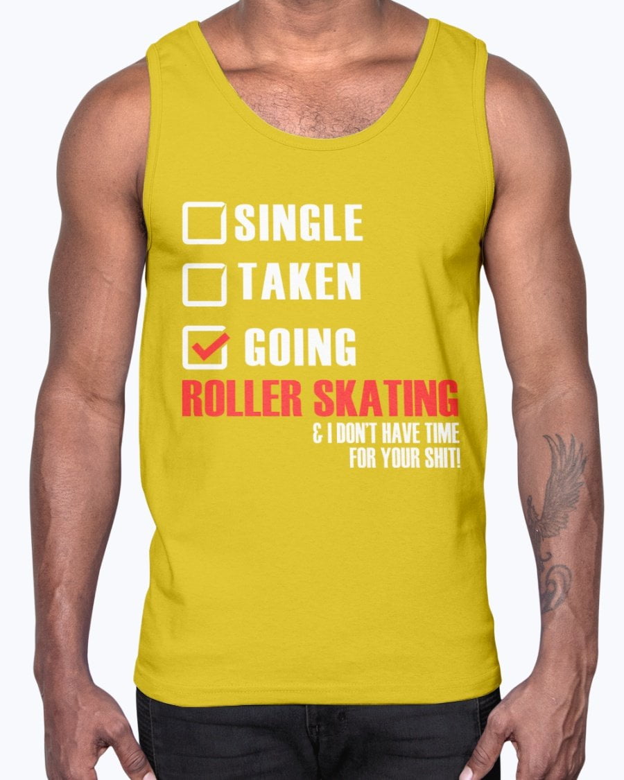 My Icon Mens Roller Skate Retro Tank Top Vest