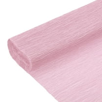 Uxcell Crepe Paper Roll 8.2ft Long 9.84 Inch Wide for Wedding Ceremony Various Large Festivals Decoration, Pale Pink