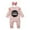 Pink, variant on SUXIAN Baby Girl Outfits Children's Clothing Autumn Fashion Camouflage Alphabet Print Jumpsuit Baby Outing Crawling Suit Army Green 3-6 Months