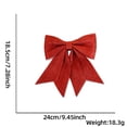 thumbnail image 3 of Colgantes para árbol de Navidad, decoración para colgar, 2025, pequeñas campanas, lazos, estrellas, bolsas de la suerte, alce, Papá Noel, copo de nieve para niños, Año Nuevo, 3 of 5