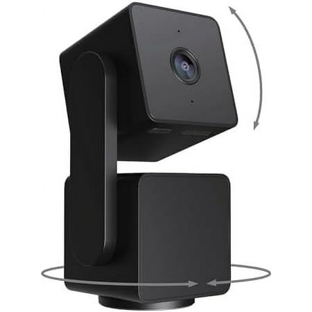 Cam Pan v3 Indoor/Outdoor IP65 1080P 360° Pan/Tilt/Zoom WiFi Smart Home Security Camera, Motion Tracking for Baby/Pet, Color Night Vision, Works with Alexa&Google Assistant, Free Expert Setup