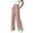 Red, variant on Wutalume Women's Striped Wide Leg Pants - Elastic Waist with Pockets, Flattering Straight Fit Casual Trousers for Daily,Black L