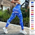 thumbnail image 2 of Women's Seamless Peach Butt Yoga Pants High Waist Tummy Control Fitness Pants Running Sports Tight Pants, 2 of 11