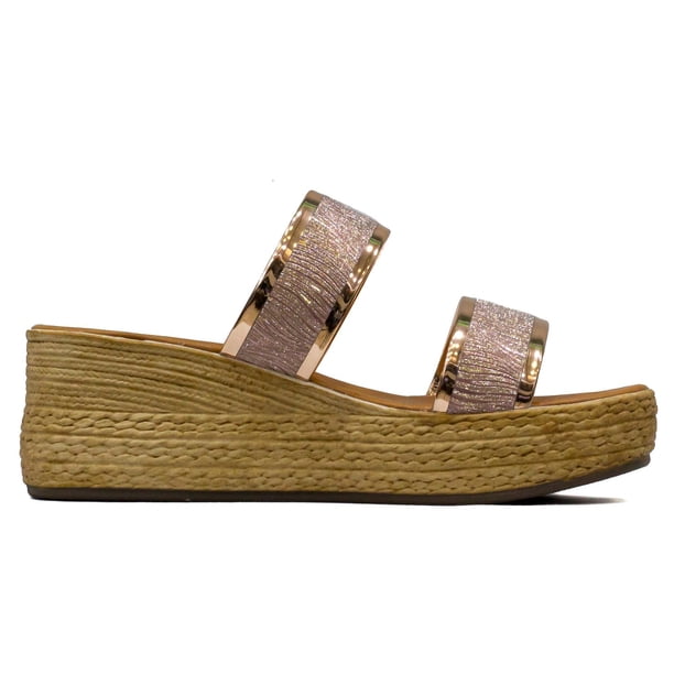 Sandalias Para Mujer Adriana D' Mas 182 dorado 22.5