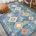 thumbnail image 3 of JONATHAN Y MOROCCAN HYPE 4 x 6 Area Rug, Tribal Love Geometric - Dark Blue/Multi, MOH105A-4, 3 of 8