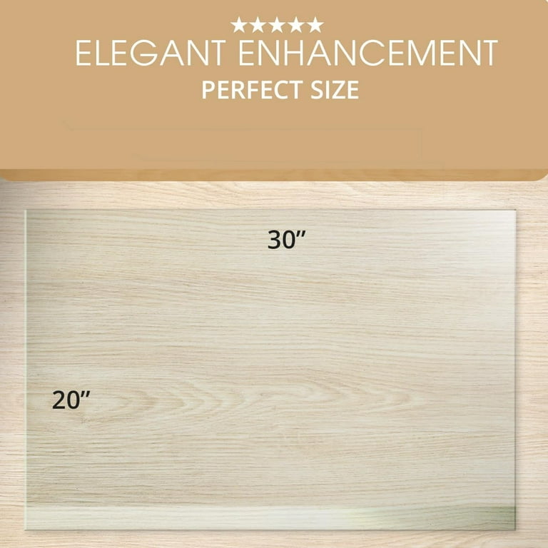 Tempered glass desk pad hotsell