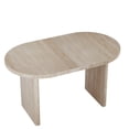thumbnail image 7 of CQSXDA Extendable Dining Table Range 55.12" to 70.87" with Removable Leaves Ideal for Living Areas，Ancient White, 7 of 7