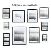 Mainstays – 8x10 Picture Frame – Black Matted Gallery Linear Program Wall Photo Frame