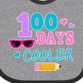 thumbnail image 4 of Inktastic 100 Days Cooler in Pink Girls Baby Bib, 4 of 4