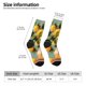 thumbnail image 2 of Fotbe Retro Warm Lemon Flower Calcetas Largas con Estampado para Hombre y Mujer – Calcetas de Compresión Transpirables y Elásticas, Viajar y Uso Diario Talla 5-11, 2 of 6