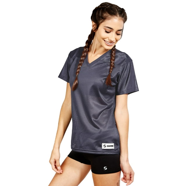 Soffe T-Shirt de Football à Manches Courtes en Mesh pour Femmes - 4692V