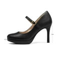 thumbnail image 2 of Pennysue Women's Pumps Closed Toe Mary Jane Pumps Round Toe Platform High Heel Dress Shoes, 2 of 7