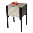thumbnail image 3 of 17-inch Elevated Planter Box Wood Texture/ Grey, 3 of 5