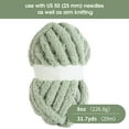 thumbnail image 2 of 6 Pack/ 8 Pack Chunky Chenille Yarn for Crocheting, Bulky Thick Fluffy Yarn for Knitting, Bulky Chunky Yarn for Hand Knitting Blanket, Super Soft Plush Yarn (27yds Each Skein), 2 of 8