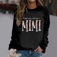 thumbnail image 2 of WILLBEST Sweat à Capuche Mode Hiver pour Femmes Imprimé Festif de Noël Col Rond Manches Courtes, 2 of 4