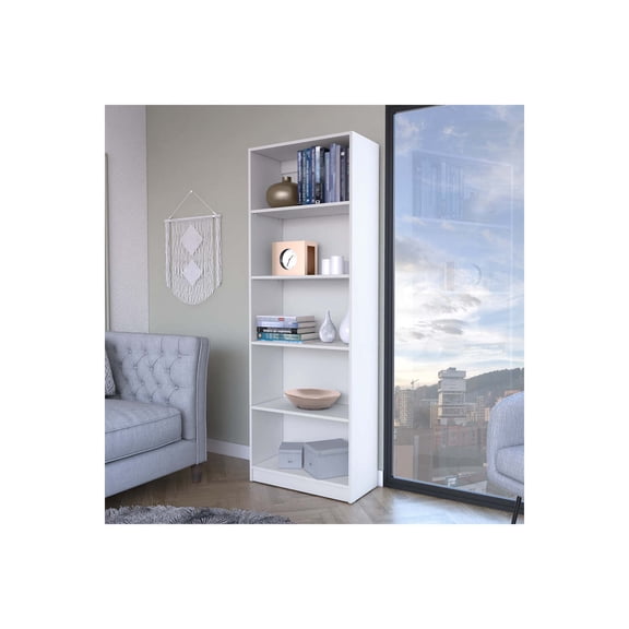 TREEVOL FURNITURE Bookcase 4-Shelves Benzoni
