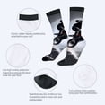 thumbnail image 3 of Four Seasons Universal Socks (2 Pairs) - Unisex Trendy Mixed Color Socks with Dynamic Motorbike Jump Design Action - Packed Style, 3 of 5