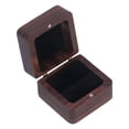 thumbnail image 3 of Caja De Anillo De Madera, Botón De Imán De Soporte De Anillo De Madera De Nogal Negro Compacto Ligero Para Propuestas, 3 of 8
