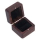 thumbnail image 2 of Caja de madera para anillos, Retro, hermosa, portátil, con botón magnético, caja de anillos de nogal negro para propuestas, compromisos, bodas, 2 of 14