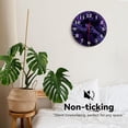 thumbnail image 3 of Wall Clocks Battery Operated, Mid Century Atomic Black Cat Silent Non Ticking Decorative Indoor Outdoor Wall Clocks for Living Room Kitchen Bedroom Bathroom 12", 3 of 6