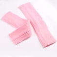 thumbnail image 1 of Zhuge 2 pares de calentadores de piernas para mujer, calentadores de piernas tejidos con puños elásticos antideslizantes, moda Y2K para fiestas, deportes, yoga, ballet, baile, rosa, 1 of 2