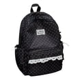 thumbnail image 2 of Backpack Coquette Aesthetic Backpack Cute Backpack with Lace Large Laptop Daypack Kawaii Supplie with Cute Accessories (Black polka dot), 2 of 9