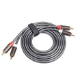 thumbnail image 6 of KIHOUT HIFI 2RCA To 2 RCA RCA Cable OFC AV Audio Cable 1m 1.8m 3-m 5m 10m For TV DVD Amplifier Subwoofer Soundbar Speaker Wire, 6 of 9