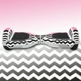 thumbnail image 5 of Hover Board Skin for Self-Balancing Sticker Decals Electric Scooter Smart Balancing Scooters Vinyl Cover-Pink Chevron, 5 of 6