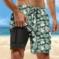 thumbnail image 2 of Men Basketball Athletic Shorts – Loose Fit Sport Shorts With Elastic Waist, Classic Training Workout Shorts For Gym Court Street Style, 2 of 4