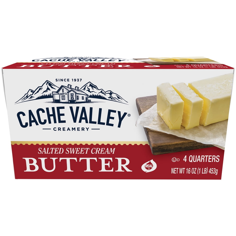 Cache Valley Salted Sweet Cream Butter Sticks, 16 Oz., 4 Count