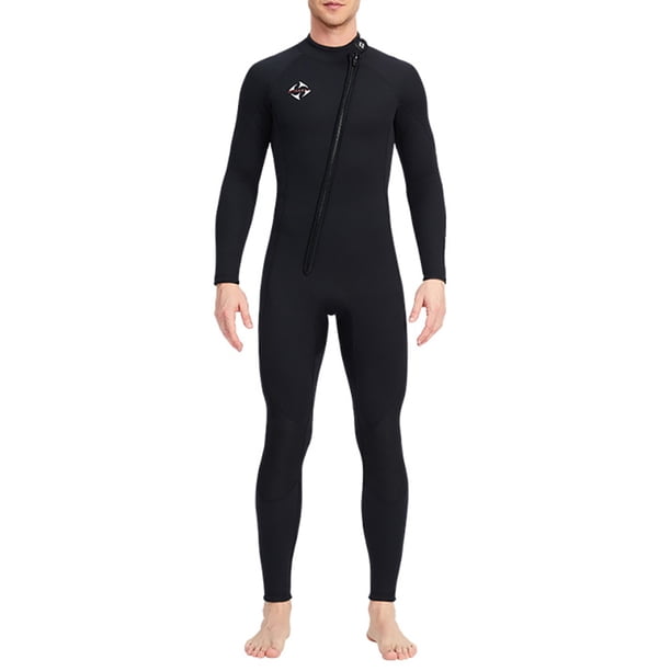 Sail de buceo 3mm trajes de neopreno SCR Traje de buceo de neopreno de una pieza Traje de surf cuerpo completo para buceo Snorkeling Surfing Natación Negro L Sweethay OD003294-03